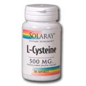 L-CYSTEINE 500mg. 30cap.SOLARAY