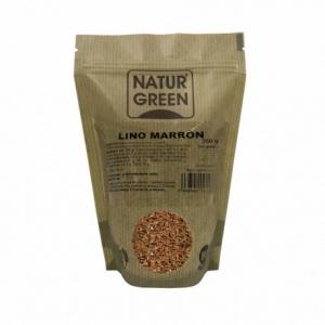 LINO MARRON BIO S/G 250grs.  NATURGREEN