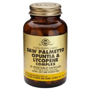 COMPLEJO DE SABAL, OPUNTIA Y LICOPENO 50cap.SOLGAR