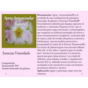 SPRAY ARMONIZADOR 30ml.  ESENCIAS TRIUNIDAD 