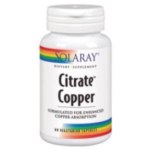 COBRE CITRATO 2mg. 60cap.veg SOLARAY