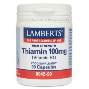 VITAMINA B-1 100 mg.(Tiamina) 90 cap. LAMBERTS