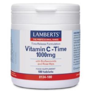 VIT.C 1000mg. TIME de lib. sostenida 180 LAMBERTS