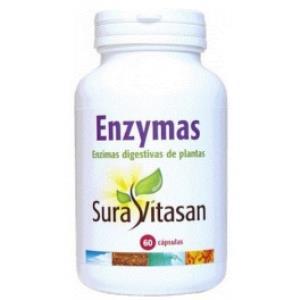 ENZYMAS VEGETALES 60cap 500 MG      SURA VITASAN