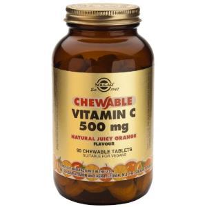 VITAMINA C 500mg.naranja 90comp.masticables SOLGAR