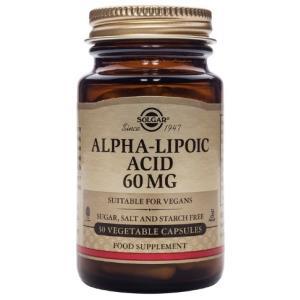 ACIDO ALFA LIPOICO 60MG 30CAP SOLGAR 