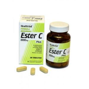 ESTER C PLUS 1000mg. 30comp. HEALTH AID