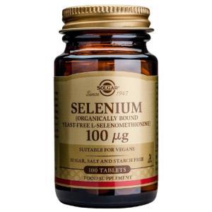 SELENIO 100mcg (sin levadura) 100comp SOLGAR