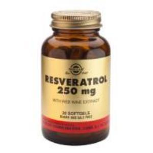 RESVERATROL 250mg. 30cap.blanda SOLGAR