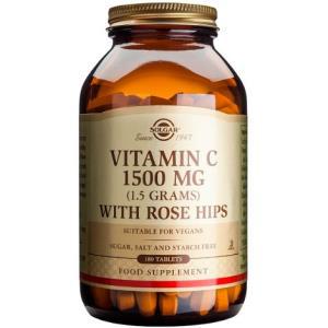 VITAMINA C 1500mg ROSE HIPS 180 Comp. SOLGAR