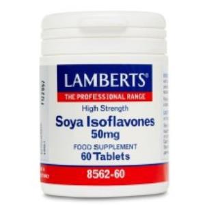 ISOFLAVONAS DE SOJA 60TAB 50MG LAMBERTS ESPAÑOLA S